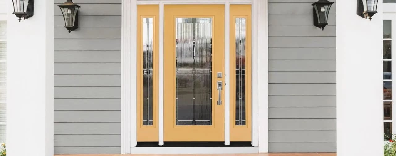 An entry door