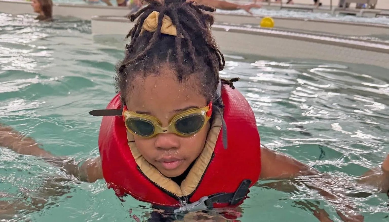 KEEN child swimming